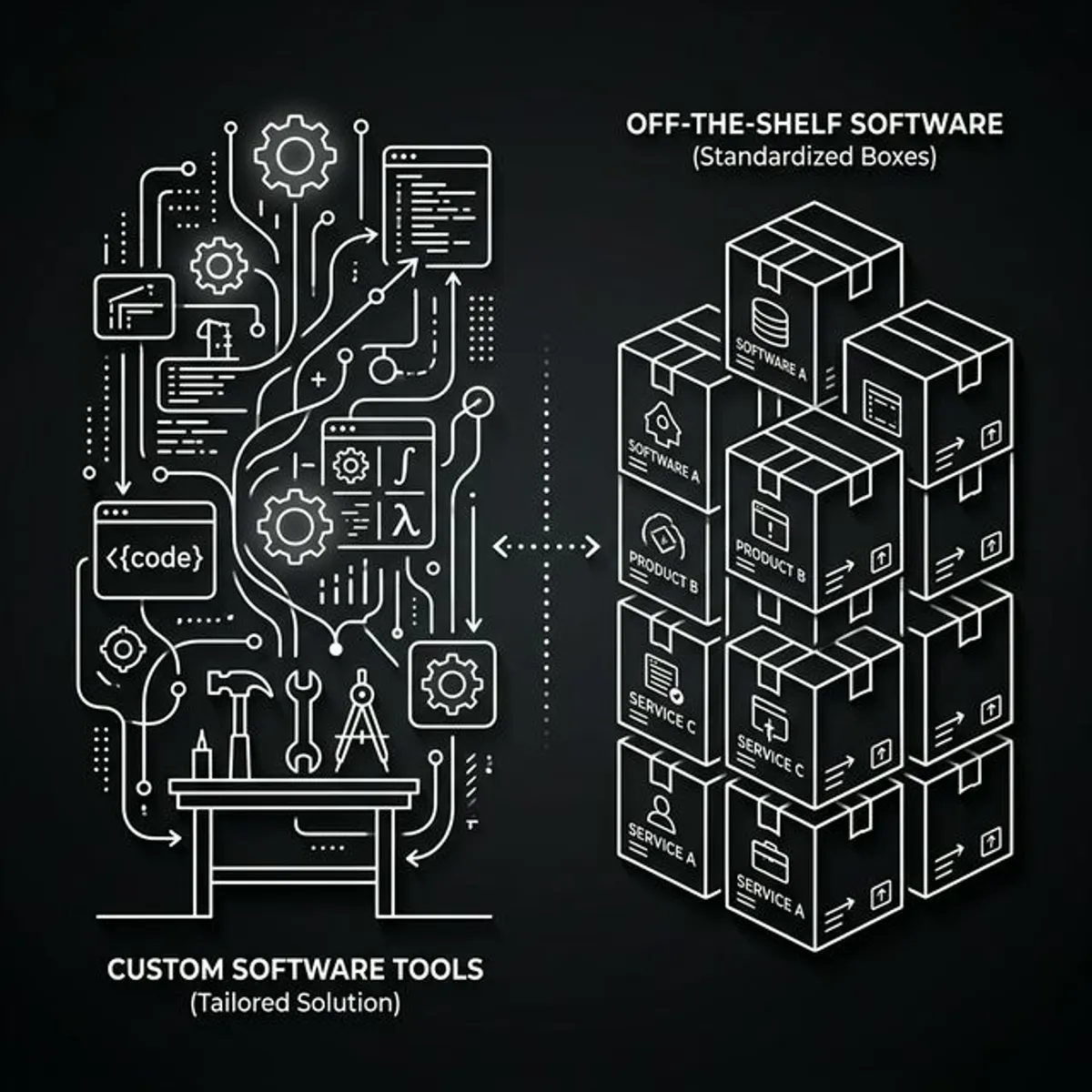 Custom Software vs. Off-the-Shelf: How to Decide What's Right for Your Business